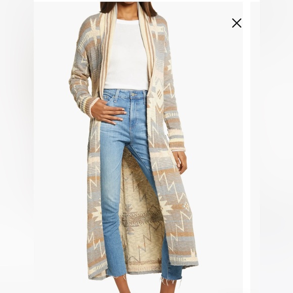 Faherty Paloma Organic Cotton Duster Cardigan - Picture 2 of 7